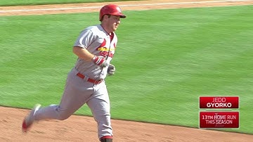 STL@NYM: Gyorko launches a long two-run homer to left