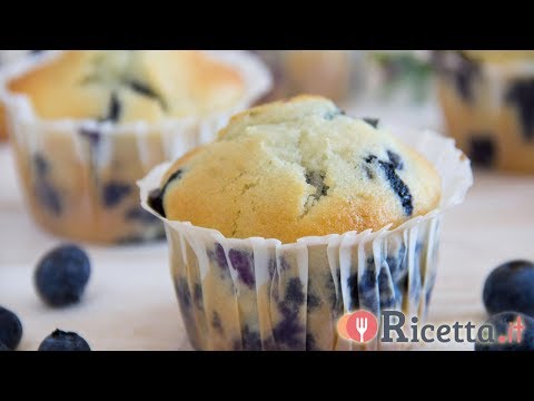Video: Muffin Ai Mirtilli Con Crema Al Burro