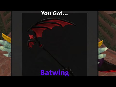 Roblox Murder Mystery 2 I Bought The Ancient Batwing Youtube - mm2 godly batwing roblox murder mystery 2 cheap