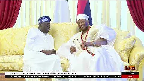 President Tinubu Receives Royal Father: Awujale Of Ijebuland Oba Sikiru Adetona | NTA