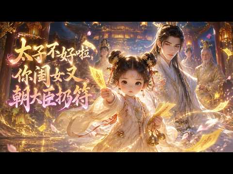 💕《太子不好啦，你闺女又朝大臣扔符》东宫捡回一个会哭丧的三岁奶团后，邪阵、龙气、皇陵血案接连浮现。她破阴谋、护龙脉、带飞太子爹，一路把病弱皇室送上巅峰！#元气解说 #元气动画 #小说