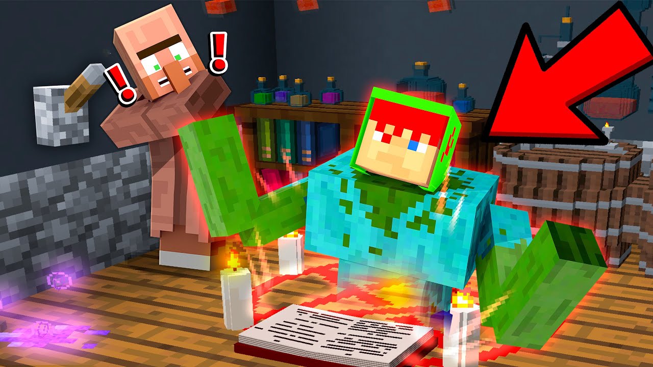 ALDEÃO TRANSFORMA ROBIN EM ZUMBI MUTANTE PARA PROTGER A VILA DO MINECRAFT!!