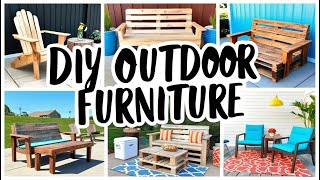 Transform Your Garden with DIY Outdoor Seating - Furniture Magic!