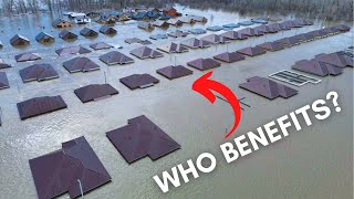 Finding Those Who Benefit Russian Floods