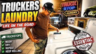 How Truckers Do Laundry on the Road | The Reality of Life at Truck Stops