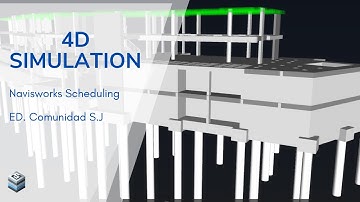 4D Construction Simulation of a Building | Navisworks Timeline