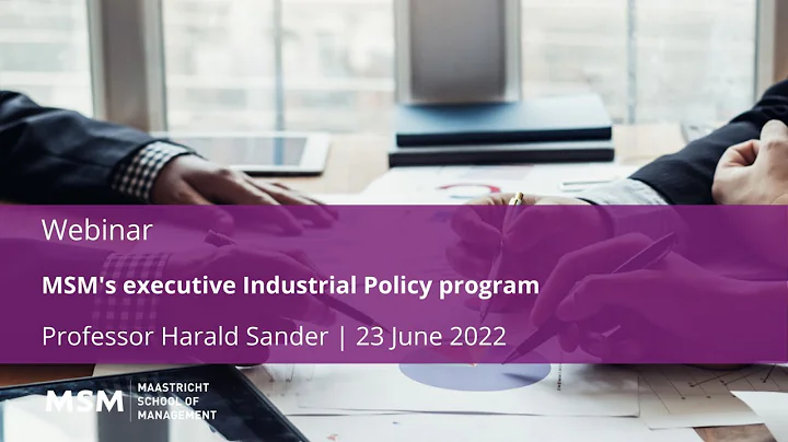 Webinar Industrial Policy by Harald Sander