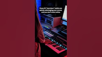 This habits is why your keyboard sounds amateur (even pros do it)