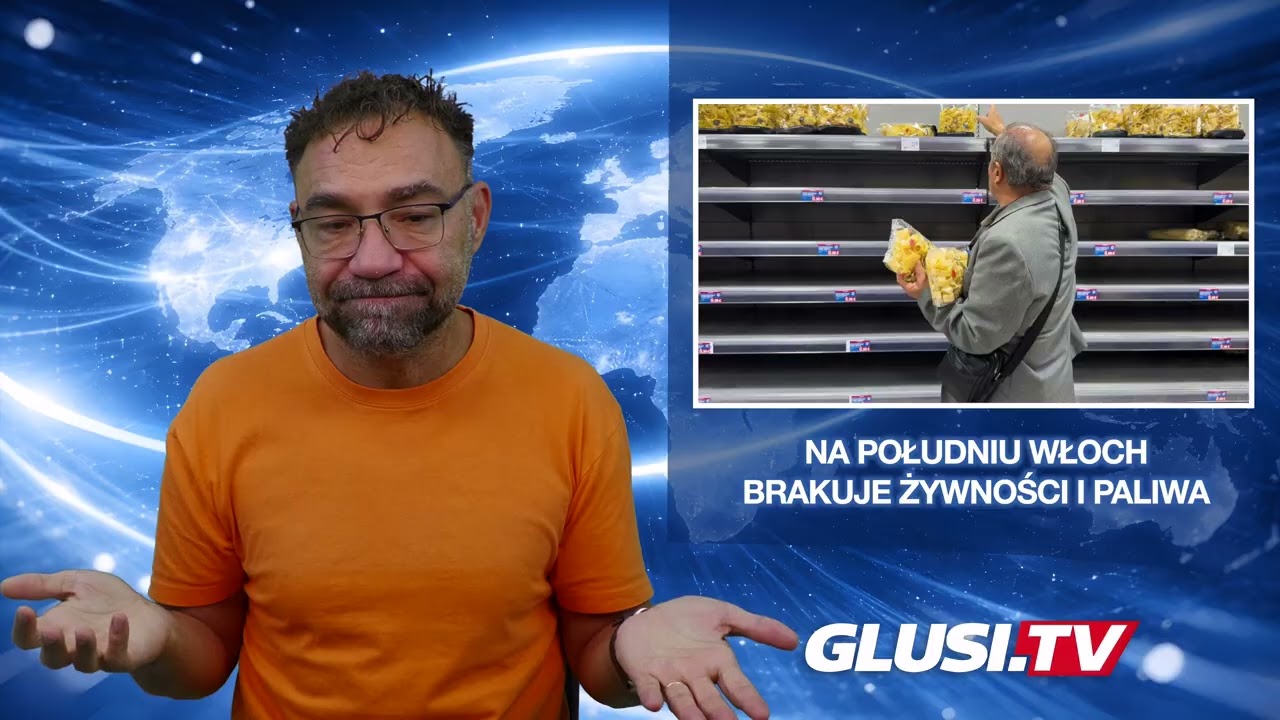 Na południu Włoch brakuje żywności i paliwa
