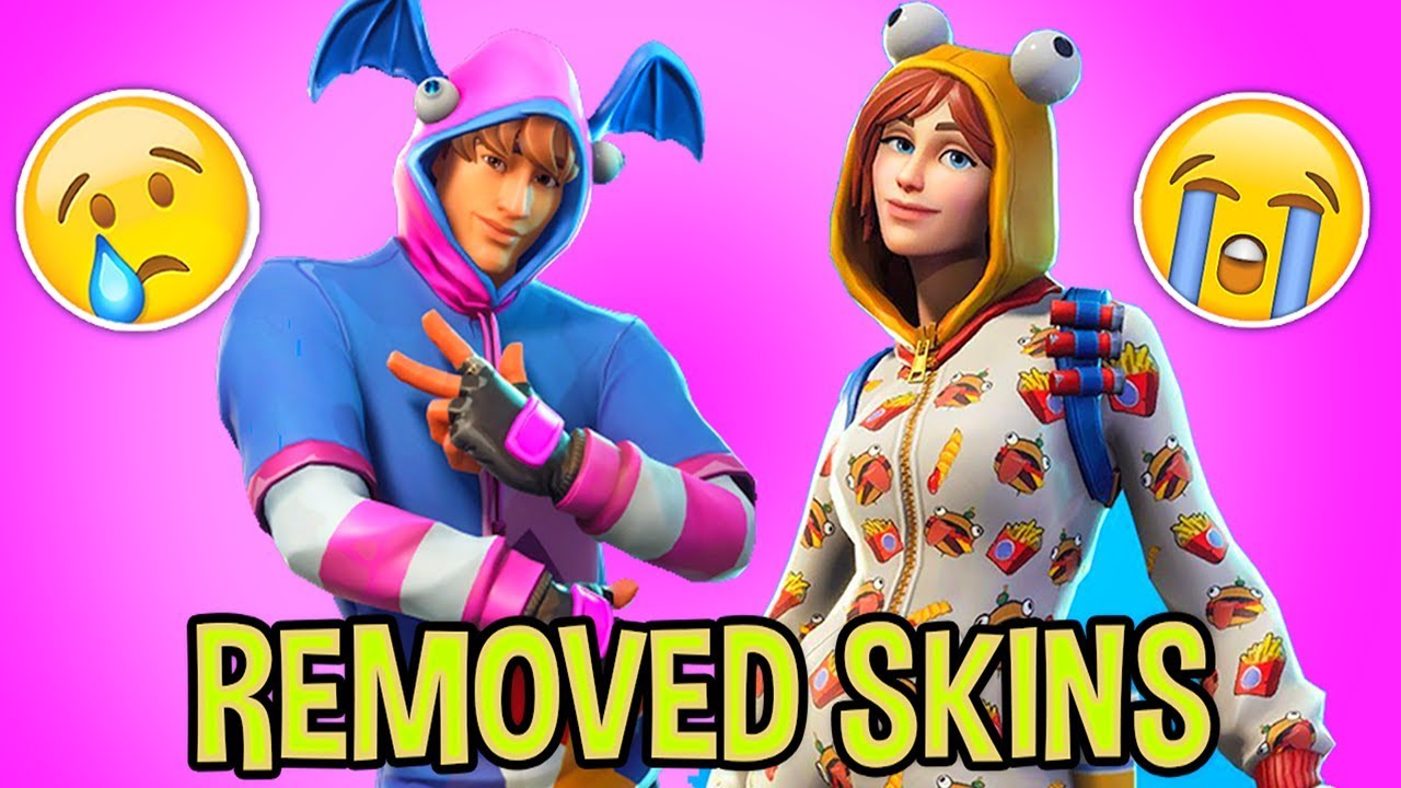 Epic Games DELETED These skins from FORTNITE BATTLE ROYALE ...