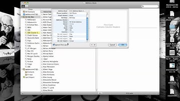 C11 Address Book Import