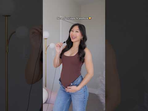 Is this hack a YAY or NAY? 👖💬 Sub for more hacks 💡 #fashionhack #maternityoutfit #bumpstyle