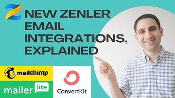 New Zenler email platform integrations (MailerLite, ConvertKit, ActiveCampaign, MailChimp, etc)🎗