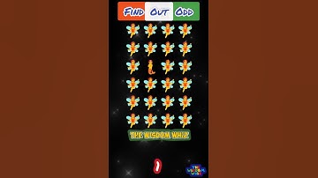 Find Out Odd in Five Seconds | Challenge | Easy Level #shortsfeed #ytshorts #youtube #challenge #yt