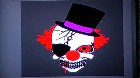 COD BLACK OPS (SCARY SKULL CLOWN EMBLEM 3)
