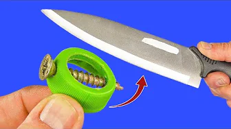 Sharpen Any Knife Razor Sharp in 1 Minute – This Tool Is Insane!