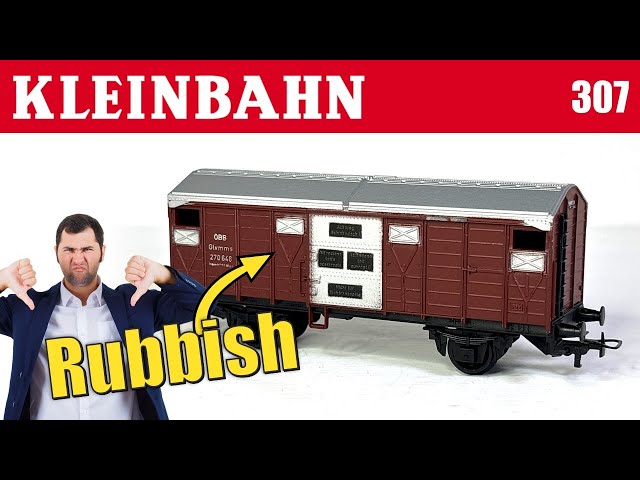 Totally Rubbish Vintage Kleinbahn HO Scale model railway Wagon | Made in Austria class=