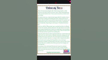 ⏳✨ Value of Time | The Key to Success in Life | Typiing Teach 🌟📚