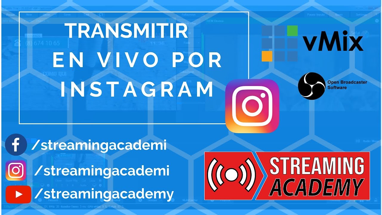TUTORIAL COMO TRANSMITIR POR INSTAGRAM 2019 COMPLETO YouTube