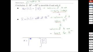 Week10 Page08 Invertibility of Linear Functions