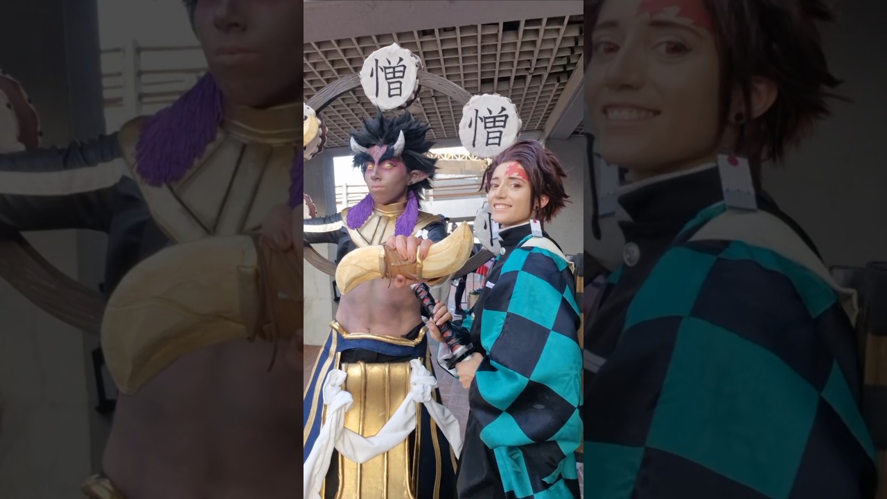 Transformación Cosplay 3...2..1‼️ #kny #wcs2025 #demonslayer