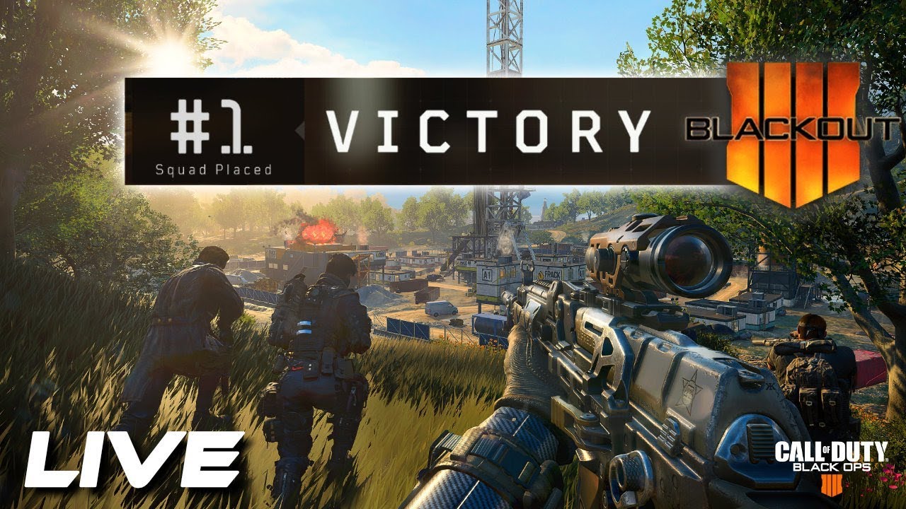 ROAD TO MAX RANK! COD BO4 BLACKOUT! ( BLACK OPS 4 COD BATTLE ROYALE ...