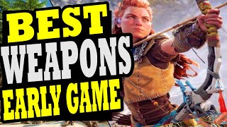 Horizon Forbidden West: BEST WEAPONS in the GAME EARLY - How to get the best weapons Early