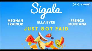 Sigala, Ella Eyre, Meghan Trainor - Just Got Paid (A.G. Remix)