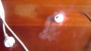 Ping Pong Ball Dipped Into Liquid Nitrogen