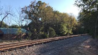 CSX Empty coal train U307-07 as he heads NB over Old Switzer Rd