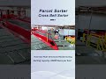 Cross Belt Sorter | High-Speed Parcel Distribution for E-Commerce Logistics