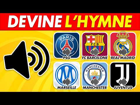 Devine le CLUB grâce à son HYMNE + CHANSON ⚽🎵 | Quiz Football