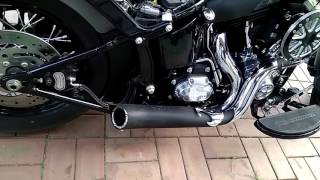 2016 softail slim super trapp 2in1