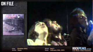 Faces - &quot;Around The Plynth&quot; and &quot;Gasoline Alley&quot; - French TV, RockPeaks Daily Vlog, 2011 03-11