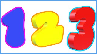 123 Number Names | 12345 Counting for Toddlers | 1234 Numbers Kids Video for Preschool | 1 To 10
