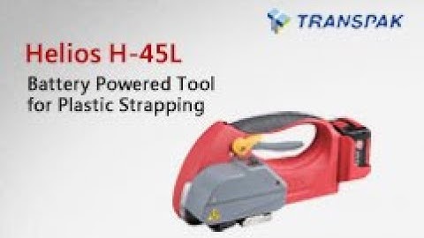 H-45L Helios Battery Powered Strapping Tools - TRANSPAK