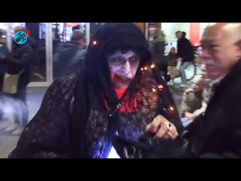 Griezelen tijdens Halloween in De Mare in Alkmaar (1 november 2025)