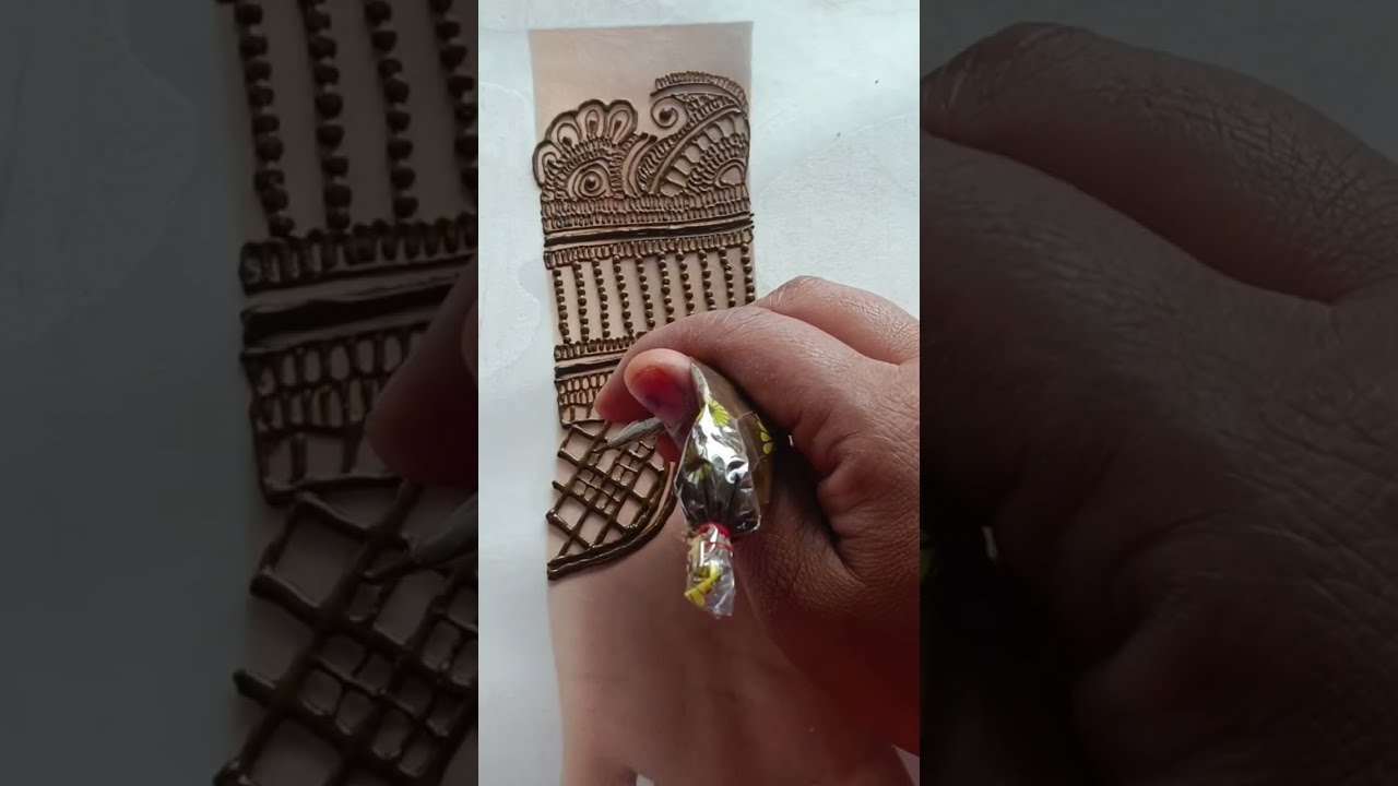 Front hand mehndi design class 🌿