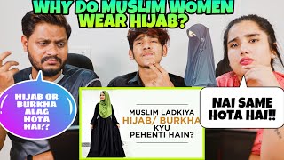 Indian Reaction On Why Muslims Wear Hijab/Burkha (Hindi/Urdu) | Ramsha Sultan | Krishna Views