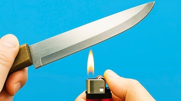 KNIFE Like Razor Sharp in 1 Minute! THIS Tool Works Like Magic