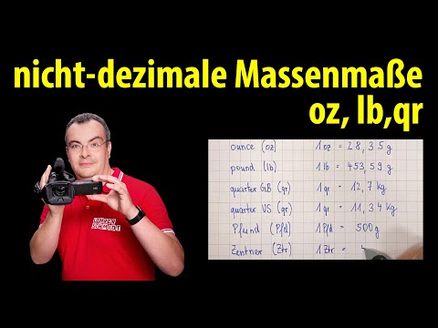 Video: Unzen Umrechnen Convert