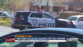 Mother killed by suspected DUI driver