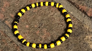 Making your Bumblebee bracelet