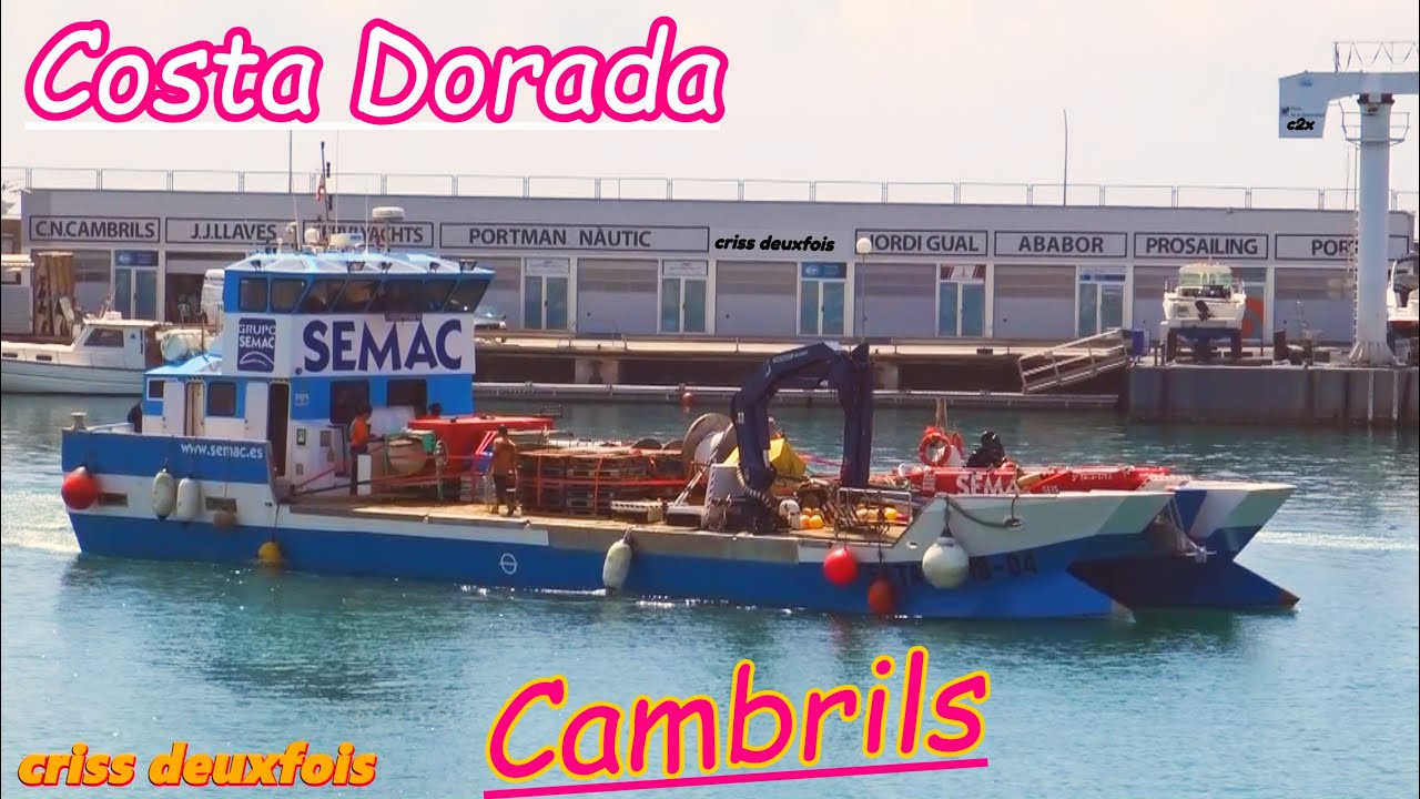 Port de Cambrils ; SEMAC ; Navire de plongée ; Costa Dorada ; Tarragone ...