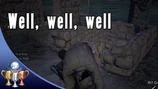 Sniper Elite 3 - Well, Well, Well Trophy - Hide a body in each of the wells