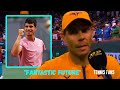Rafael Nadal "Alcaraz has a FANTASTIC Future" - IW 2022 (HD)