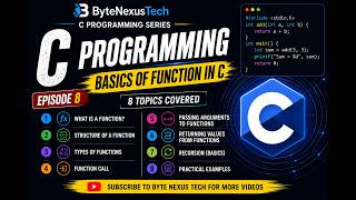Basics of Functions in C