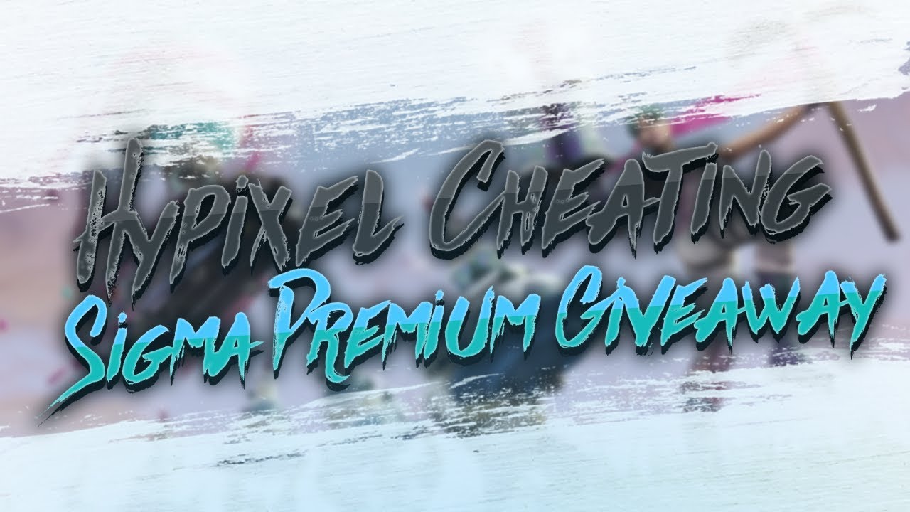 CHEATING ON HYPIXEL SKYWARS | SIGMA PREMIUM GIVEAWAY