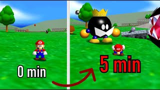 Mario 64 MAIS TOUT PEUT APPARAITRE CHAQUE SECONDE !