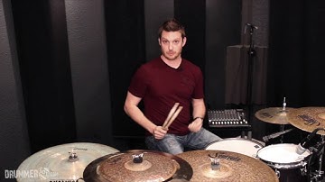 Drummer101.com: Easy Drum Lesson - Paradiddle Diddle shuffle pt. 2